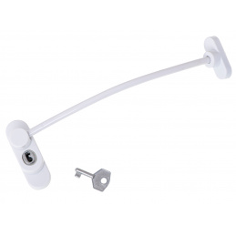 Aga Security заключване на прозореца + ключ Бял