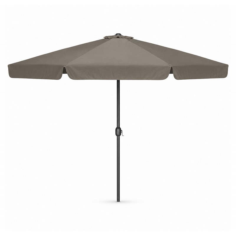 Linder Exclusiv Градински чадър 400 cm Сиво-кафяв