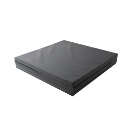 Aga Сгъваем дюшек 180x60x3 см Черен