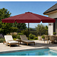 Linder Exclusiv Чадър 400 cm Burgundy