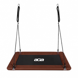 Aga Висящ правоъгълен хамак 150x79 см Кафяв