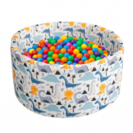 Aga Сух басейн 90x40 см с топки Динозаври