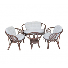 Aga Ратанов комплект BAHAMA Choco White