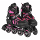 Ролкови кънки, кънки, комплект 4 в 1 39-43 розови