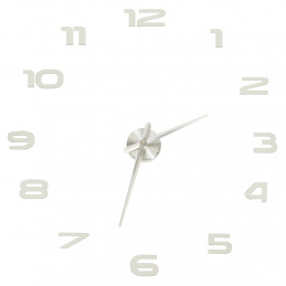 Ага стенен часовник голям 80-120cm Silver