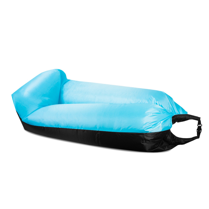 Aga Надуваем чувал LAZY BAG 230x70 см Черен/Син