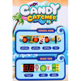 Ball Catcher вендинг машина за деца 3+ Ball Catcher аркадна игра + контролен панел + 10 топки + 12 чипа