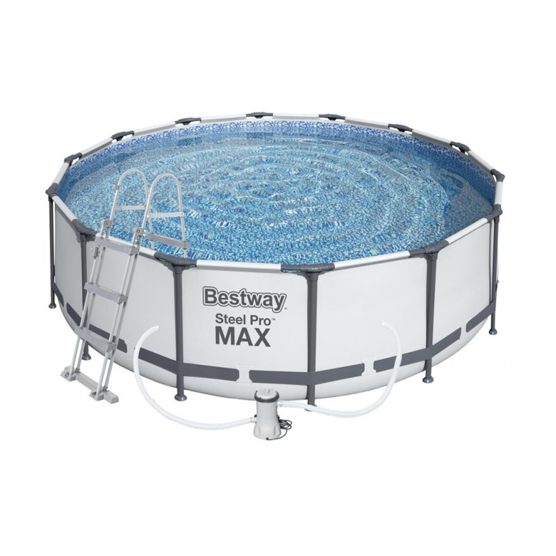 Bestway Steel Pro Max 3,66 x 1 m + филтриране с касети + стъпала 56418