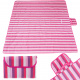 Aga Плажно одеяло за пикник 200x200cm Pink