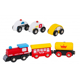 MEGA Дървено Влакче на Маса