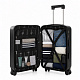 Aga Travel Пътнически куфар MR4671 Черен