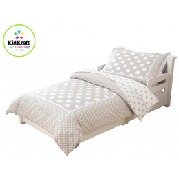 KidKraft Спално бельо от микрофибър STARS POLKA DOTS 100x150, 60x75 cm