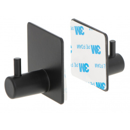 Aga Самозалепваща се кука за баня Черно