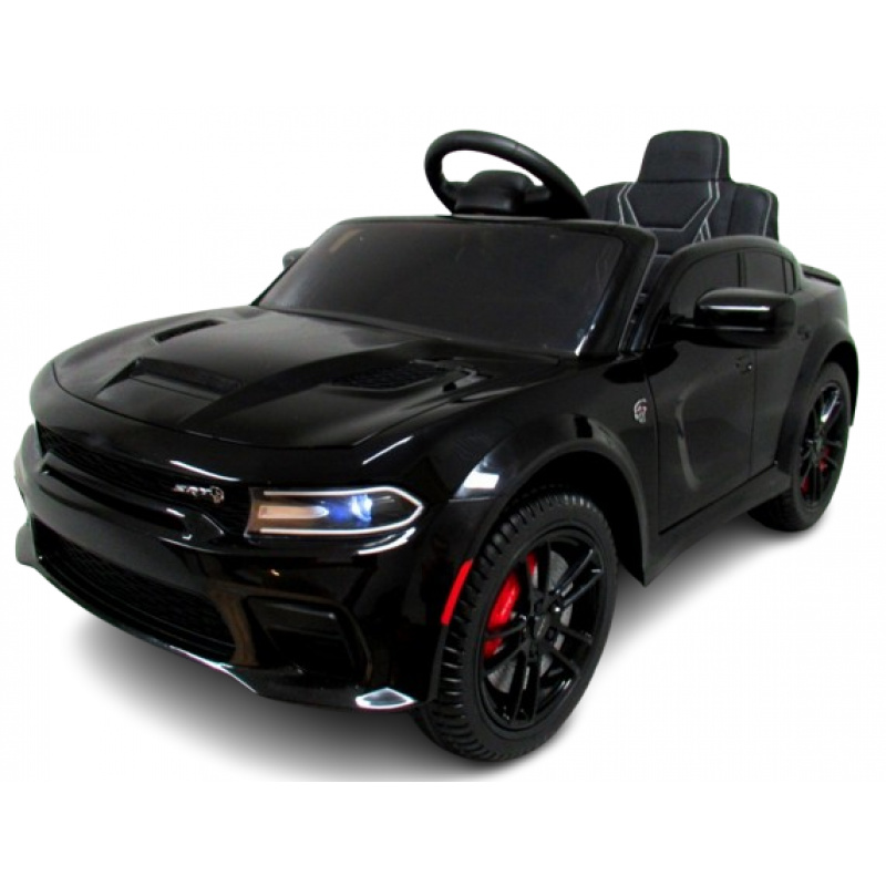 AUDI DOGE SRT BLACK Автомобил на батерии EVA Кожа за дистанционно управление