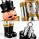 Aga Комплект коледни орнаменти 4 бр Nutcracker Silver
