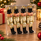 Aga Комплект коледни орнаменти 4 бр Nutcracker Golden