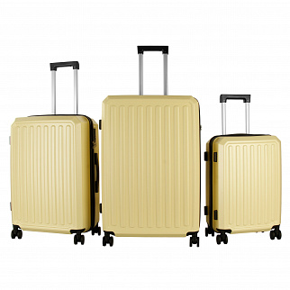 Комплект пътнически куфари Aga Travel MR4668 Бежов
