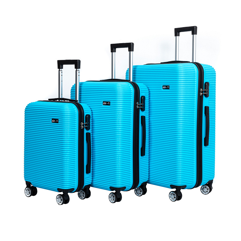 Aga Travel Комплект куфарчета за пътуване MR4651 Светлосиньо