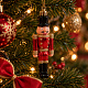 Aga Комплект коледни орнаменти 4 бр Nutcracker Червено