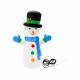 Aga Надуваем LED снежен човек 125 см