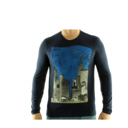 Тениска CALVIN KLEIN cmp84q Морски флот