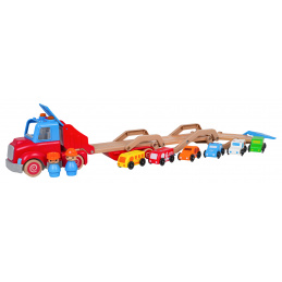 Дървена платформа + колички