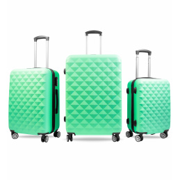 Aga Travel Комплект куфарчета за пътуване MR4655 Turquoise