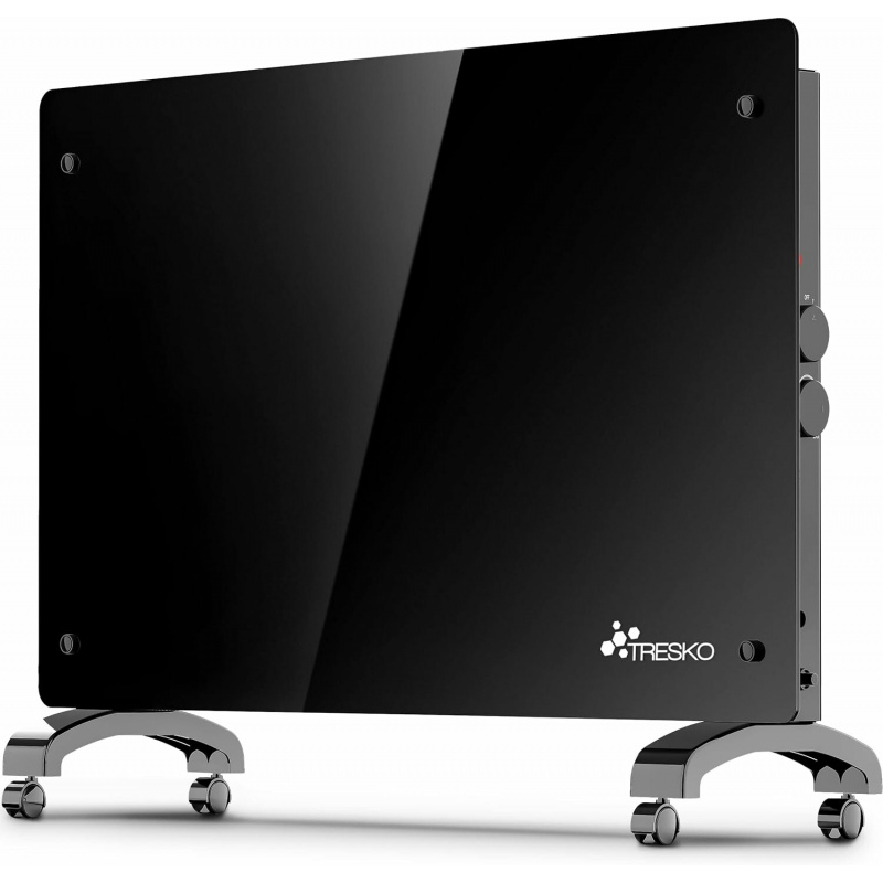 Tresko Стъклен конвектор 1500 W GPH-15 Черен