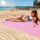 Aga Плажно одеяло за пикник 200x200cm Pink