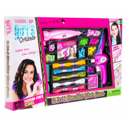 Комплект гривни от мъниста и коса за деца 5+ Машини за плетене + аксесоари