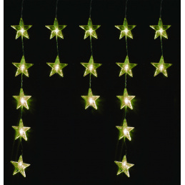 Linder Exclusiv Коледна светлина висулка звезди 40 LED топло бяло