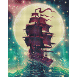 Комплект диамантена мозайка 40x50cm Над вълните