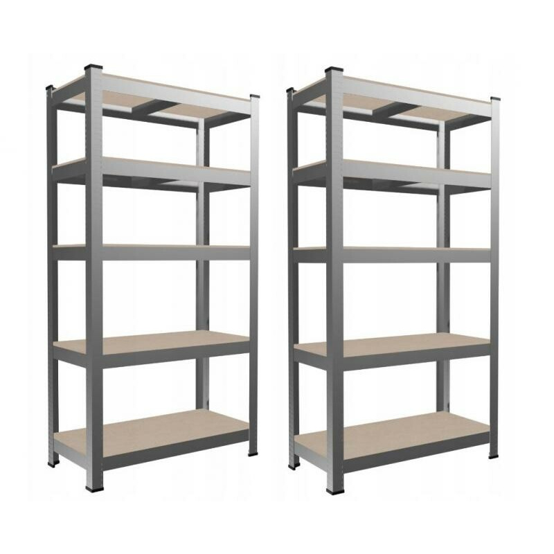 Aga 2x Метален рафт 180x90x30 cm 5 рафта