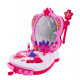 Интерактивна преносима тоалетка за момичета 3+ Огледало + козметика + аксесоари