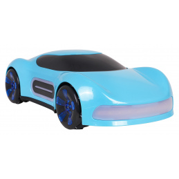 Превозно средство с функция за дим, управлявано с дистанционно и часовник Синьо