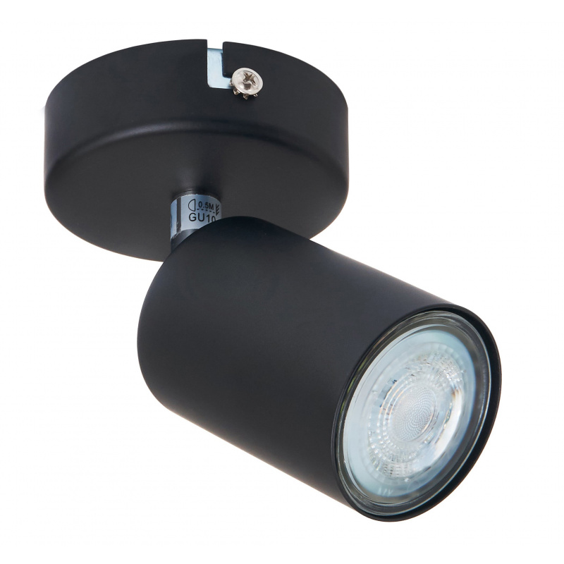 Прожектор за таван LED VIKI 1x GU10 черен