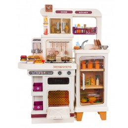 МЕГА Кухня с Функция Светлини, Звук и Пара + Аксесоари Бежова