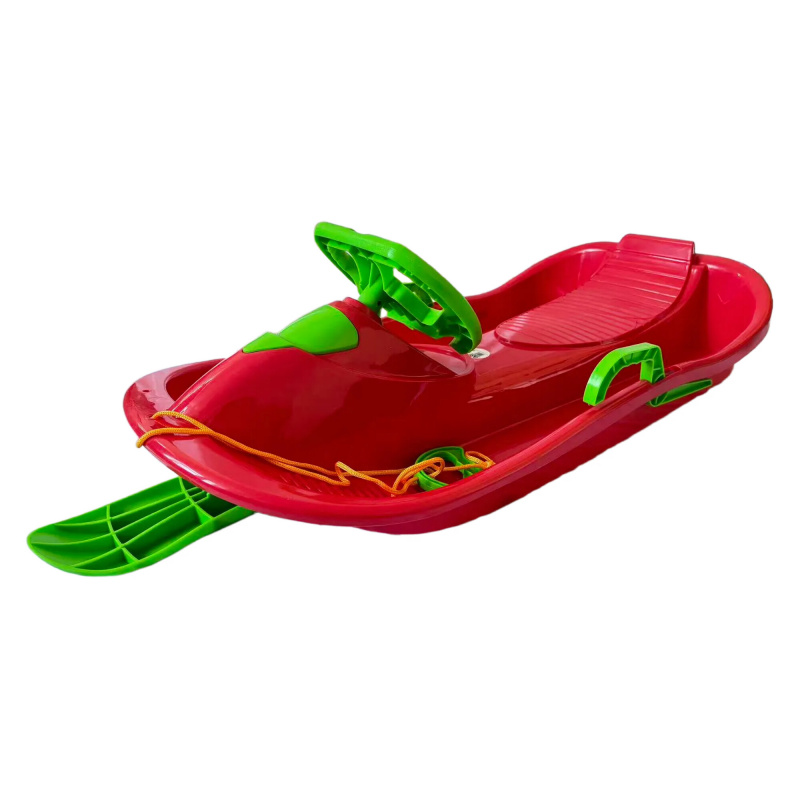 Ага Боби с волан DS491 Червено