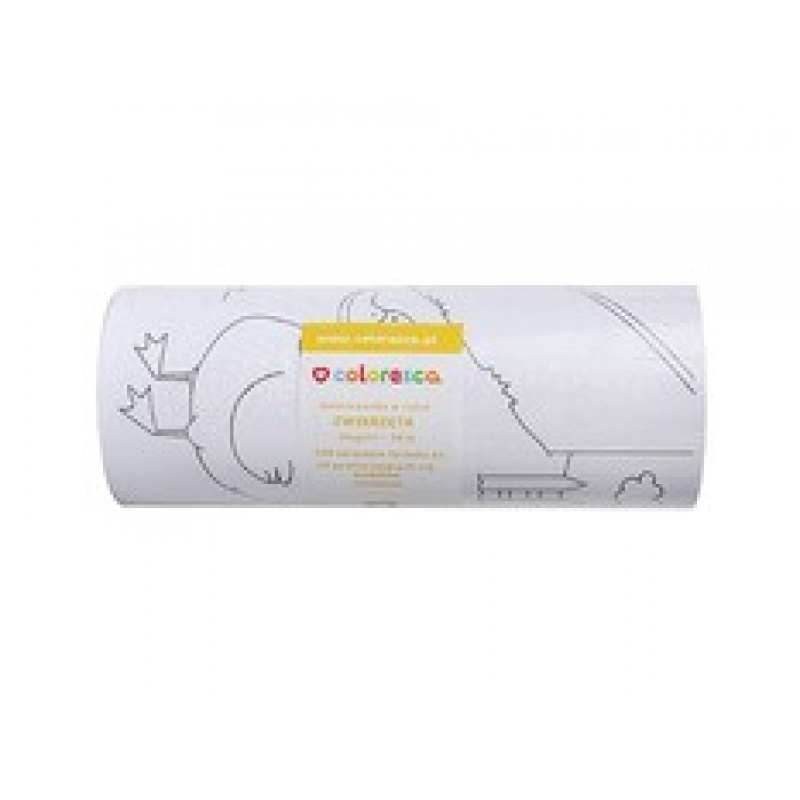 COLORESCA Страница за оцветяване в ролка Животни