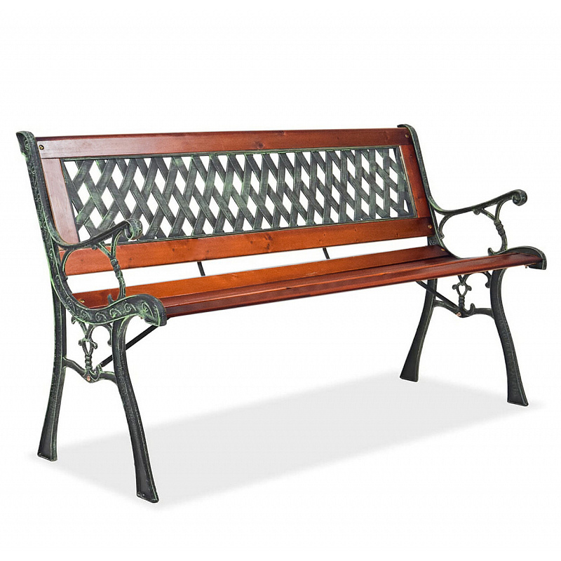 Aga Градинска пейка 125x52x74 cm 6DAZ523 - II. КАЧЕСТВО