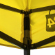 Aga Продаващ щанд без страници 2x2 м Жълт