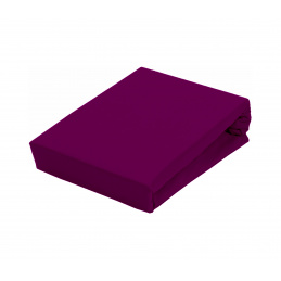Aga Чаршаф JERSEY 90x200 см Цвят на чаршафа: Тъмно лилав 2DAZ662 - II. КАЧЕСТВО