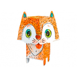 MONUMI 3D книга за оцветяване Коте 3+