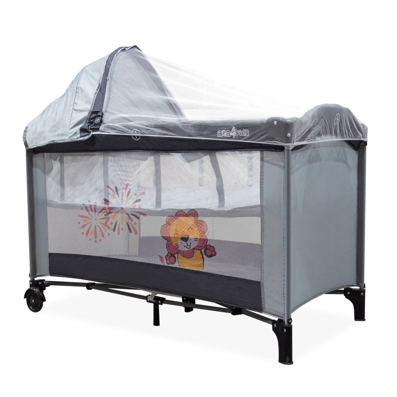 Aga4Kids Пътно легло Светлосиво 2DZ216 - II. КАЧЕСТВО