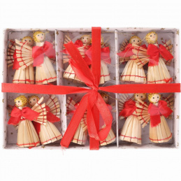 Комплект сламени орнаменти