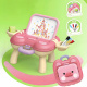 Aga4Kids Детска дъска с масичка Розова