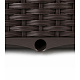 Aga Градинска саксия с решетка 120x40x135 см Кафяв