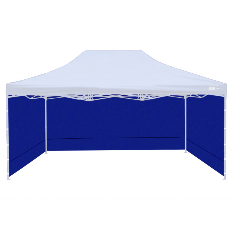 Aga Странични стени към щанда за продажби 3x4,5m Blue