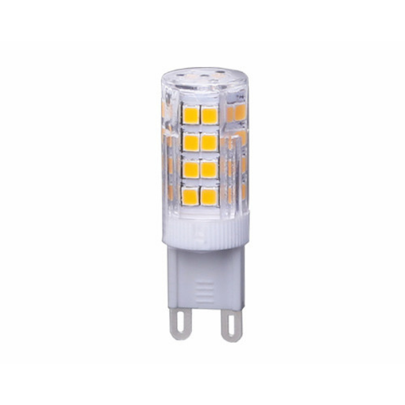 LED крушка - G9 - 5W - 430Lm - PVC - топло бяла