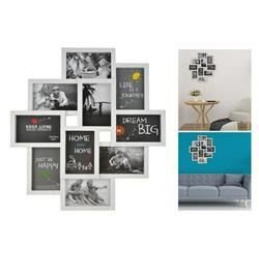 Рамка за 10 снимки - бяла